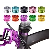 ReachMall Auriculares plegables para bicicleta de 44 mm, color negro