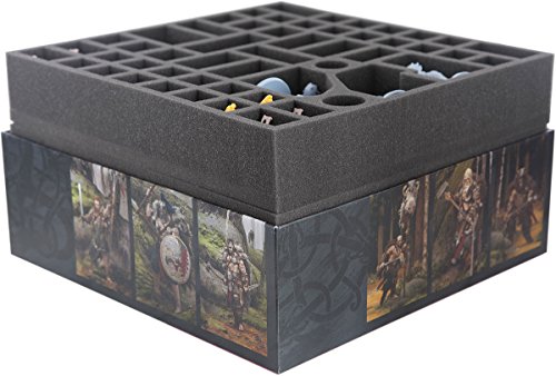 Feldherr Set de Plateaux en Mousse Compatible avec Blood Rage + 3 Extensions