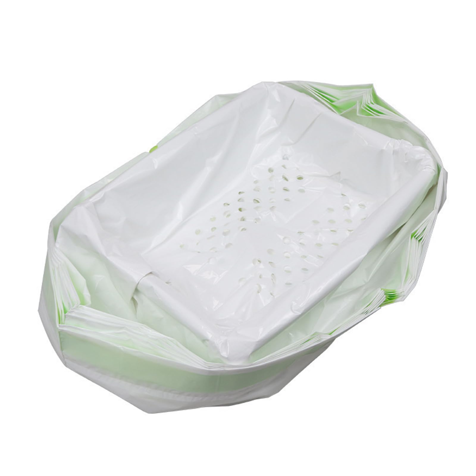 Shurhome Large Poop Bags for Sifting Litter Pan Litter Bags with Drawstring Easy Litter Box Liners Bag