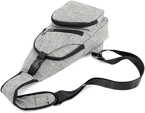 Miniatura 3 de TENDYCOCO 2 correas ajustables, correa de hombro ajustable para hombre, bolsa de pecho para hombre, bandolera casual