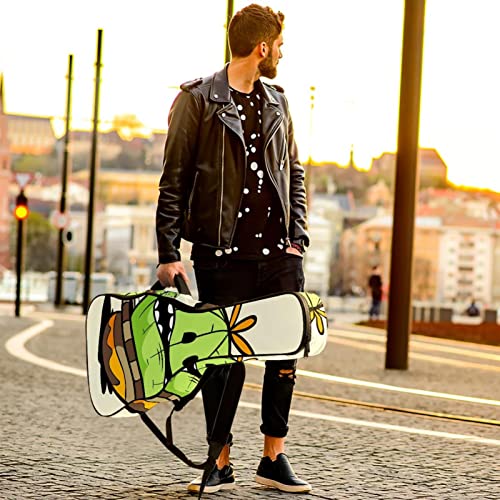 Housse imperméable pour guitare acoustique avec double bandoulière et poche Bleu ananas, Multicolore 07, 42.9×16.9×4.7… - Les Beatles, Paul McCartney, John Lennon, RIngo Starr, George Harrison Housse imperméable pour guitare acoustique avec double bandoulière et poche Bleu ananas, Multicolore 07, 42.9x16.9x4.7… – Image 7