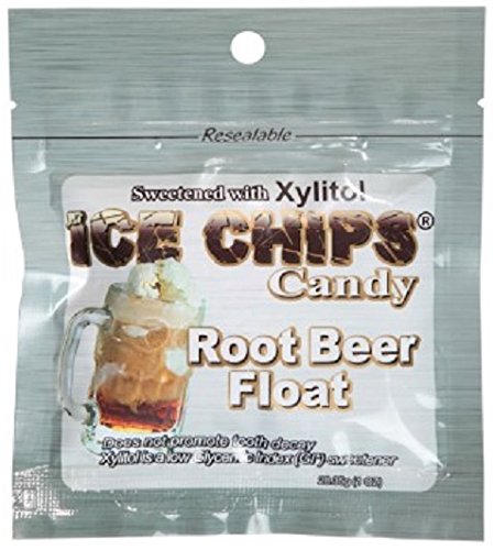 New! Ice Chips Candy in Re-sealable Pouches (Root Beer Float, 6-Pack)