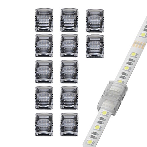 GooChan GRIVER 4 Pin LED Strip Light Connector for Waterproof RGB 5050 LED Strip Light- Strip to Strip Quick Connection