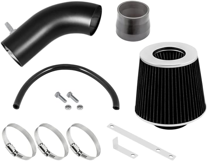 R&L Racing MATTE BLACK PIPE GRAY - SHORT RAM INTAKE Compatible with 11-15 Hyundai ACCENT/VELOSTER 1.6L / ELANTRA/KIA RIO RLWSI-HY-R06GYB