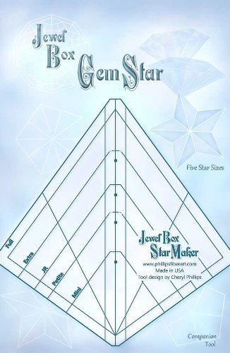 Jewel Box Gemstar Ruler: Jewel Box Companion Tool Makes 5 Star Sizes