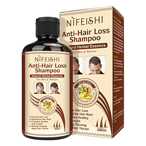 Hair Growth Shampoo, Anti-Hair Loss Shampoo, Hair Thickening Conditioner, Helps to Stop Hair Loss, Grow Hair Faster for Men & Women (220ml)