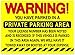 Private Parking Violation Stickers 