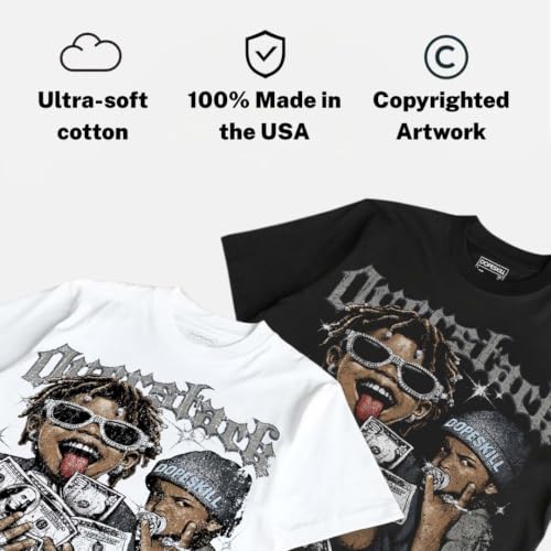 Image of DopeSkill Graphic Tee Streetwear Hypebeast Hip Hop Unisex Premium T-Shirt Sneaker Colour Matching Shirts Gift for Sneakerhead