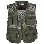 Flygo Mens Summer Outdoor Work Safari Fishing Travel Photo Vest with Pockets www.denim.fit