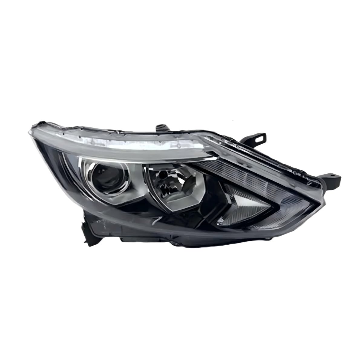 Gruppo ottico anteriore con fendinebbia e luci diurne (DRL) Compatibile Nissan Per Qashqai J11 2014-2016 Fari auto
