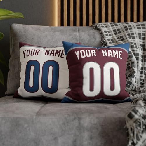 Image of ANTKING Throw Pillow 2 Packs Personalized Custom Any Name Number for Men Women Boy Gifts