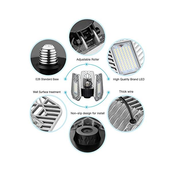 Ylife LZHOME LED Garage Lichter, verformbare LED – Bild 4