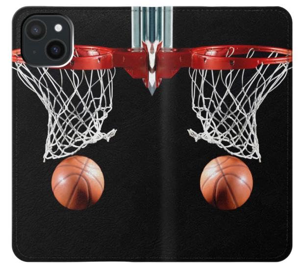 Housse iPhone 15 Plus cuir basket idéal pour visionner les matchs - 3