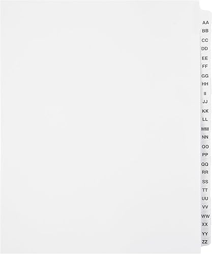 Fichas de exhibición AA-ZZ