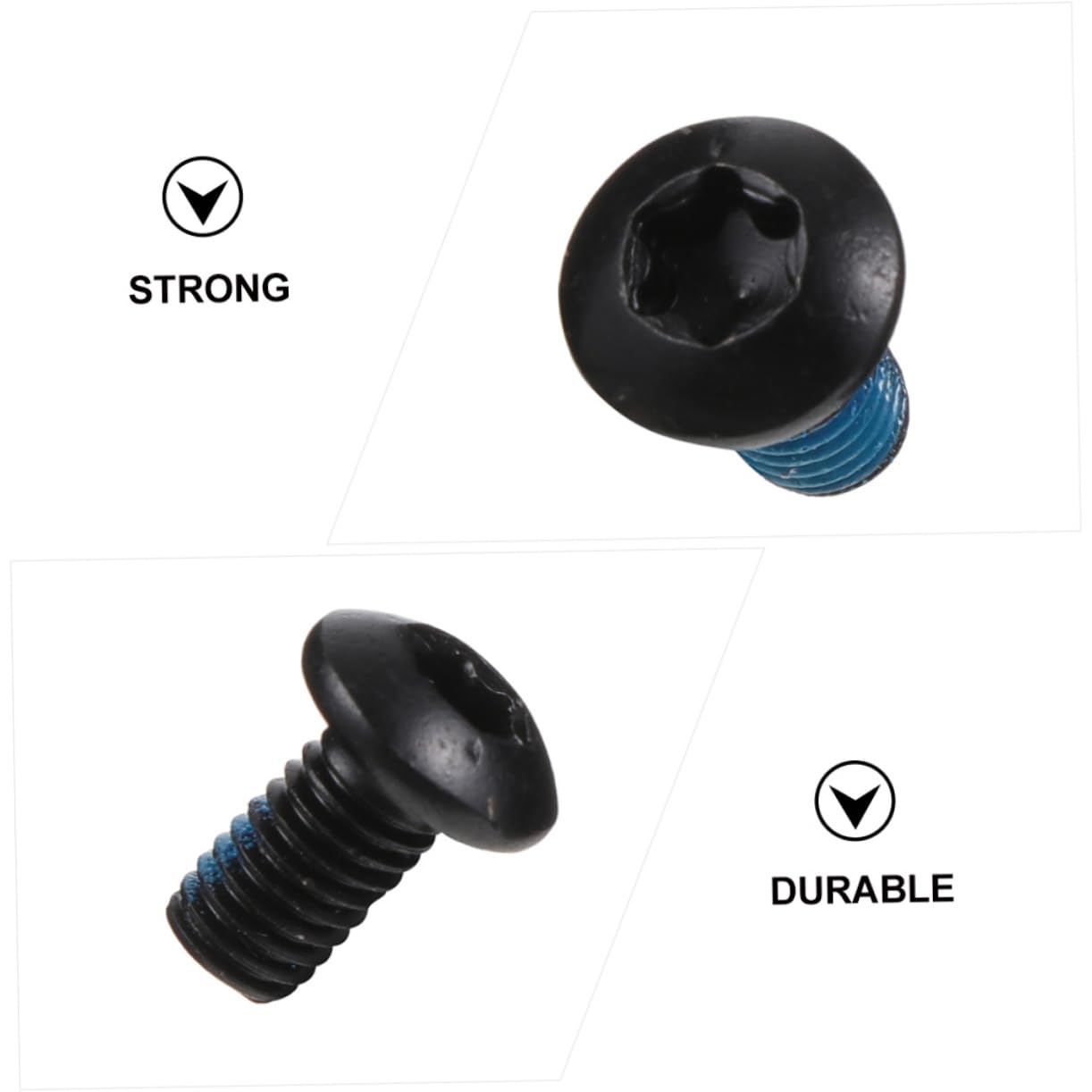 Yardwe Bike Disc Rotor Bolts Brake Disc Screws 2 Boxes 24pcs Titanium Bolts Outlet Screws for Bicycle