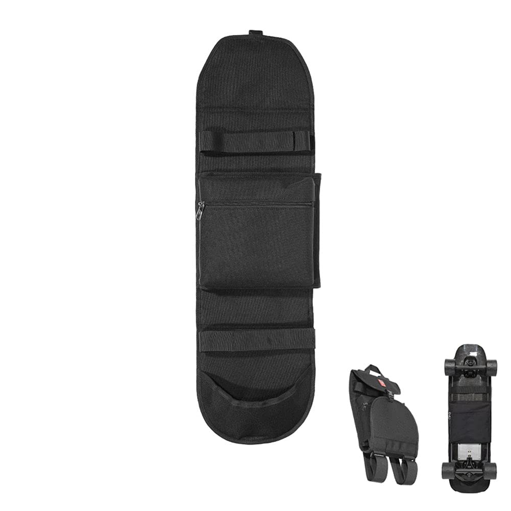 Torba na deskorolkę, torba na deskorolkę, tylna do Longboard Electric Skateboarding, torby i pokrowce ochronne, przechowywanie, aplikacja 80-120 cm (C), jeden rozmiar, (SESE706)