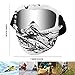 Motorcycle Goggles with Detachable Face Mask, Protective Full Face Motocross Goggles ATV Dirt Bike MX Riding Offroad Racing Paintball Goggles CS Airsoft Mask Anti-Fog Windproof for Men Women