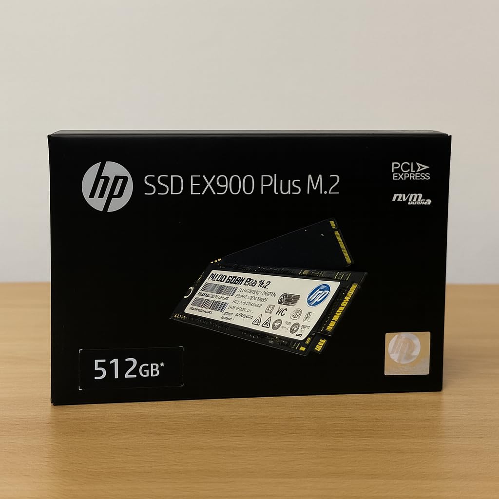 HP EX900 Plus 512GB NVMe SSD | PCIe Gen3 x4 Interface | 3D NAND M