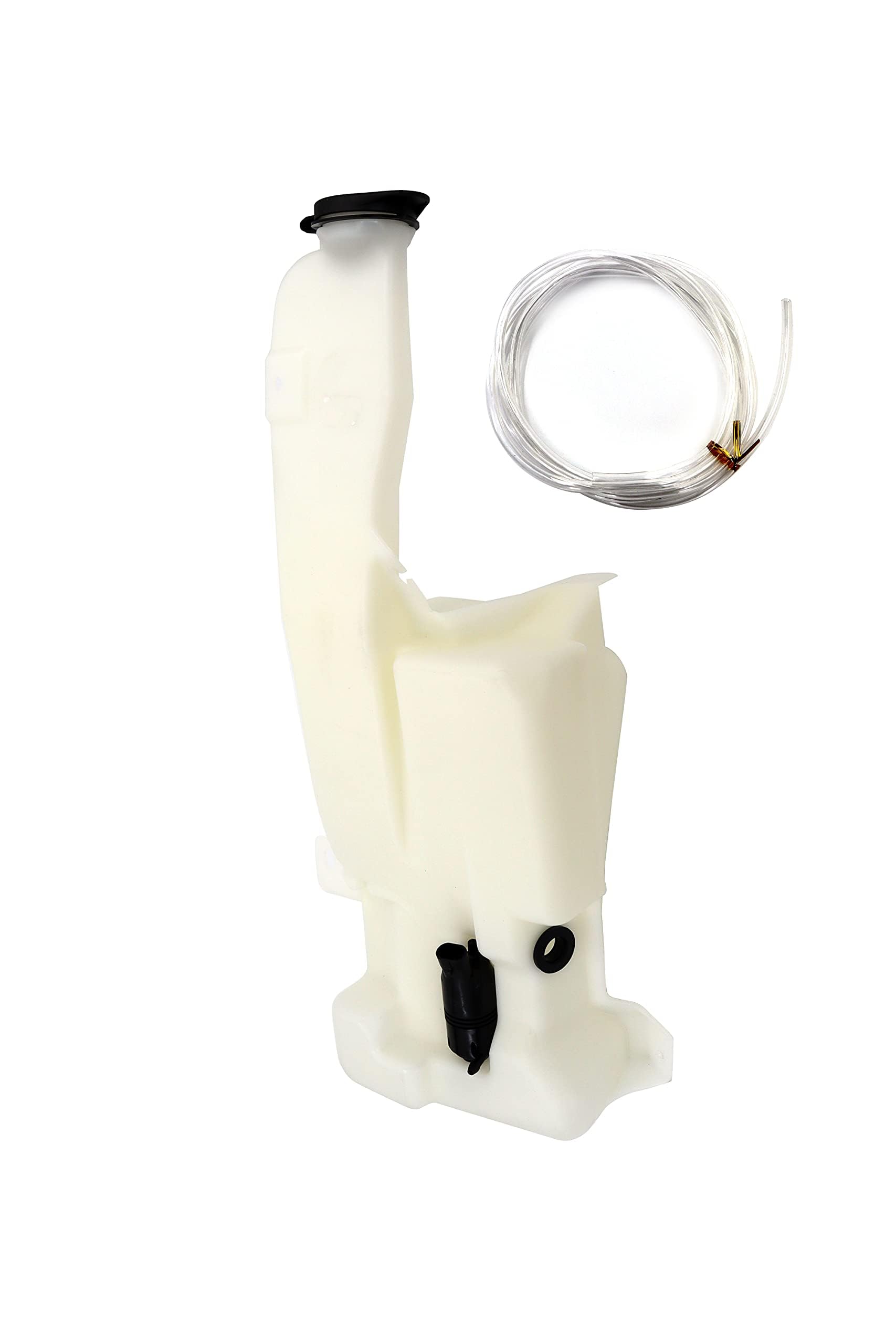 (similar )Liner Windshield Washer Reservoir Tank w/Cap and Pump Compatible with 1999-2006 Chevy Silverado GMC Sierra 2007 Classic Fits 12487670 GM1288121