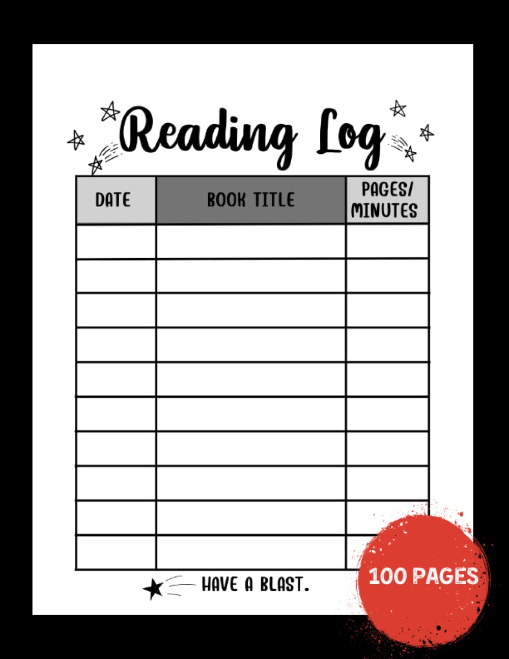 Independently published My Reading Log: Kids Reading Log Reading Journal For Ages 7-12 Record Chart A Simple Reading Log for Kids