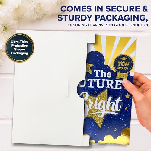 Decorably DECORABLY_510 Gold Foil & Glittery College Graduation Card Set thumb #2