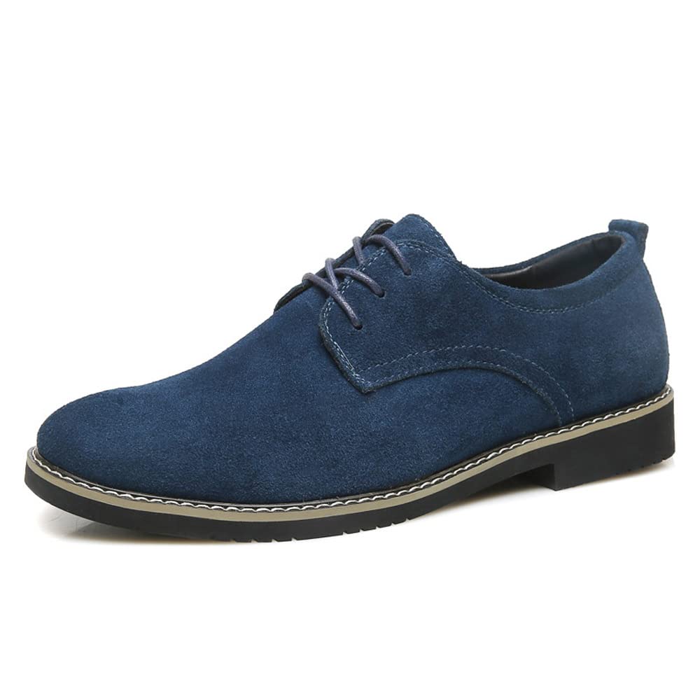 Zapatos Oxford de ante para hombre, estilo clásico británico, mocasines con borlas para uso casual y de negocios, suela suave para conducir