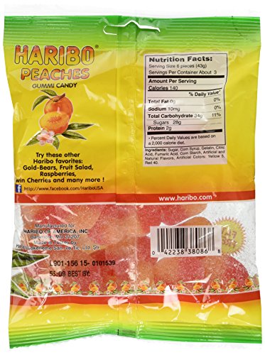 Haribo Gummi Peach miniatura 2