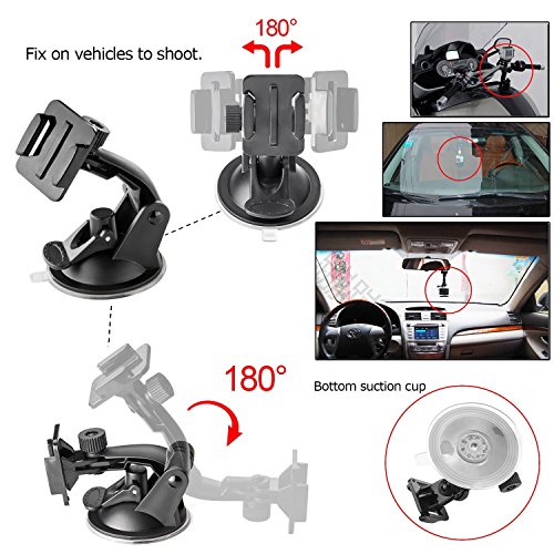 Image of Action Pro Accessories Kit Compatible with GoPro-13 /12 /11 /10 /9 /8 /7 /6 /5 /4 /3+ Session Accessory Bundle Set for Action Camera SJ4000 /SJ5000 /SJ6 /Xiaomi /Yi-Flotation Handle+Head Strap+Chest Strap