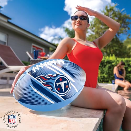 Image of BigMouth 18 inch Inflatable Pool Football Officially Licensed NFL Fan Gear Merchandise Beach Ball Games for Adults and Teens