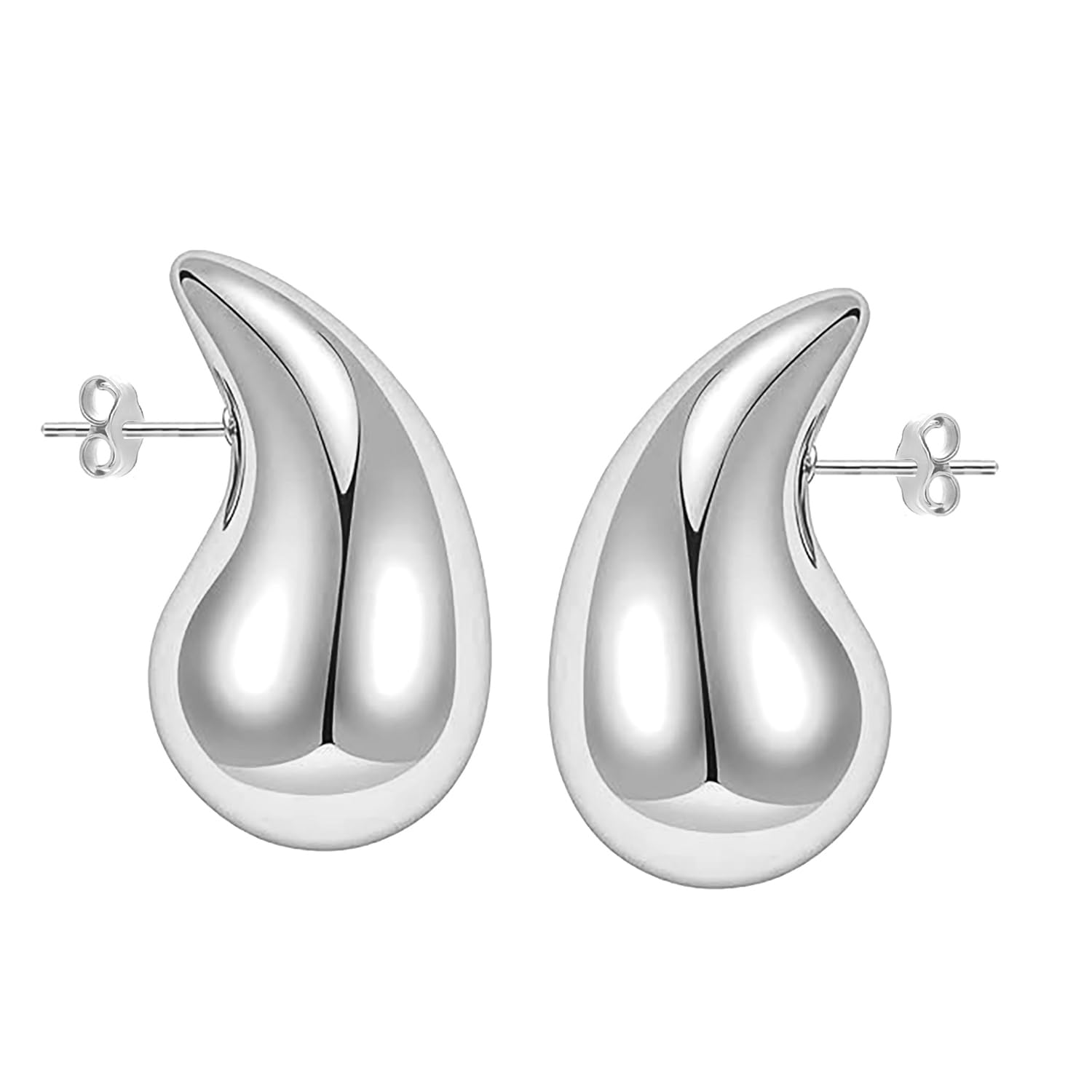See full amazon price history chart for LeCalla 925 Sterling Silver Stud Earrings for Women | Hollow Water Drop Pear Shape Earrings for Girls | BIS Hallmarked Small Drop Earring Dupes 16MM LeCalla 925 Sterling Silver Stud Earrings for Women | Hollow Water Drop Pear Shape Earrings for Girls | BIS Hallmarked Small Drop Earring Dupes 16MM (B0CYXV7QB8) Amazon Price History, Amazon Price Tracker