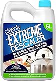 Cleenly Extreme Descaler for Kettles, Coffee Machines, Shower Heads, Irons, and More! (5 litres) - Super Strong Descaler Liquid