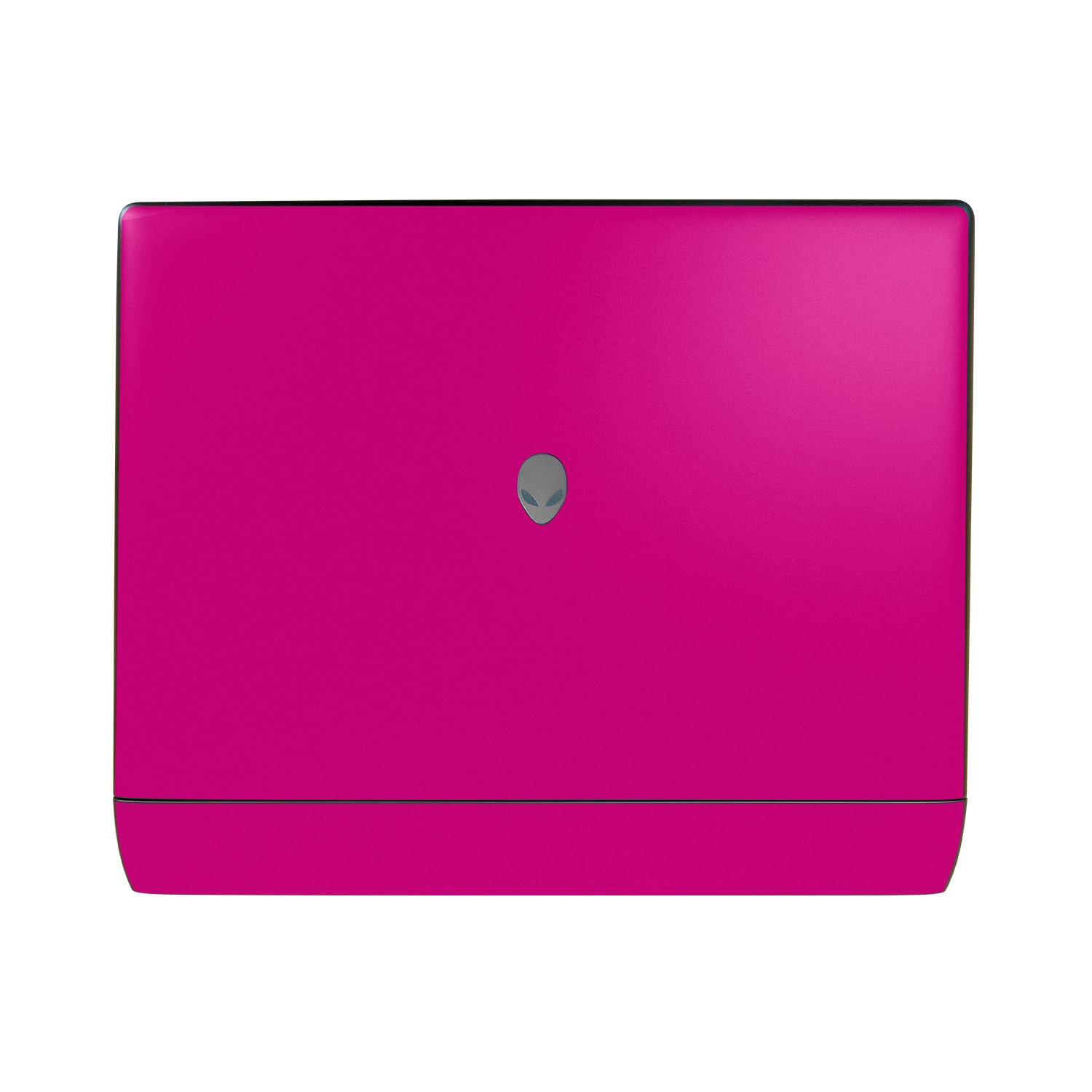 Laptop Skin Compatible with Alienware 16 Area-51 (2025) Top Cover Only - Solid Hot Pink - Premium 3M Vinyl Protective Wrap Decal Cover - Easy to Apply | Crafted in The USA by MightySkins