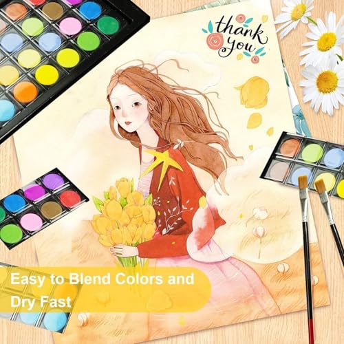 Image of Parssufy 145-Piece Art Set for Kids with Unicorn Storage Case | Drawing & Painting Kit with Oil Pastels, Watercolors, Sketch Pens, Color Pencils | Art & Craft Supplies (145-unicorn (Pink))