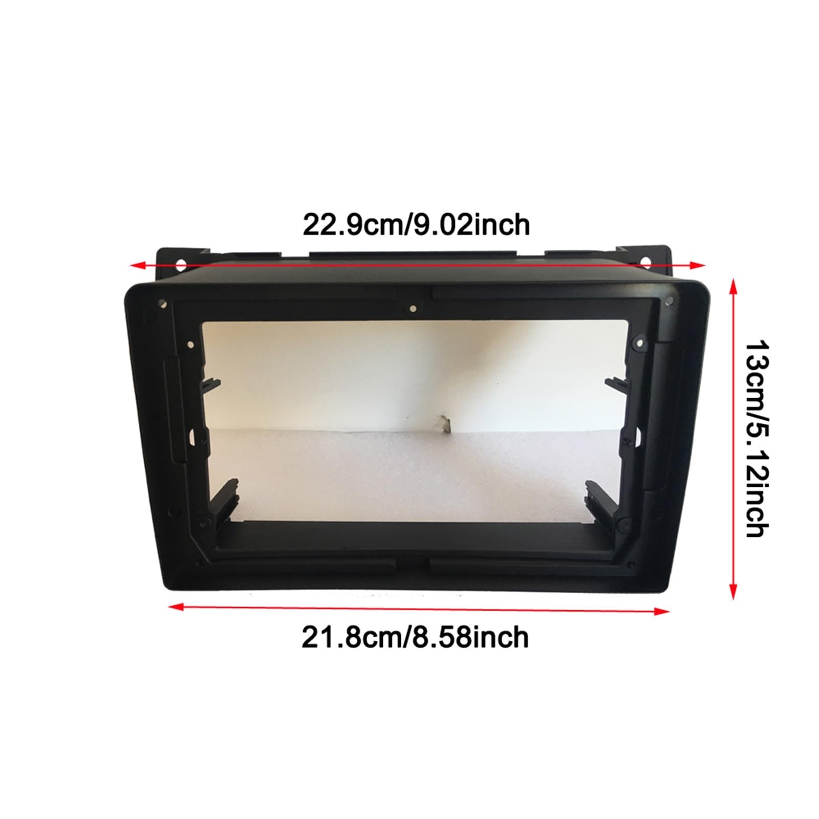 Montaje Autoradio Marco Adaptador de Marco Radio para Coche 9 Pulgadas, 1 DIN y 2, Compatible con Suzuki Alto 2009-2016, Android, instalación Tablero