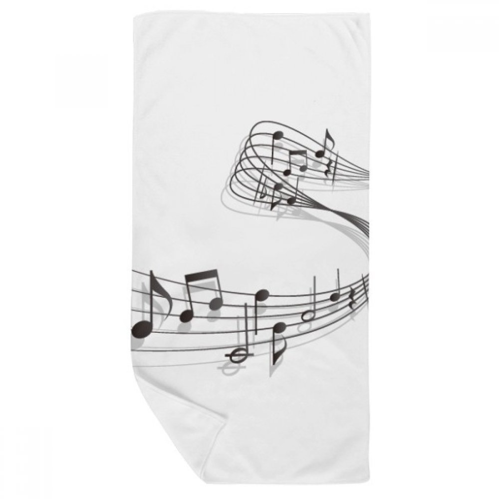 Gant de toilette musique classique 35x70cm, le cadeau idéal pour mélomanes