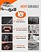 Car Rooftop Cargo Carrier Bag, 21 Cubic Feet Waterproof Heavy Duty 840D Car Roof Bag for All Vehicle with/Without Racks - Anti-Slip Mat, 6 Door Hooks, Storage Bag, 2 Extra Straps