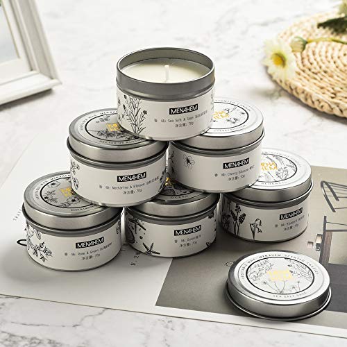 Bougie parfumée océan naturelle de soja pour aromathérapie 15h