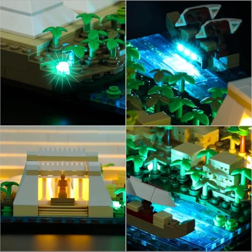 LED Light Kit for Lego Cheops Pyramid (without Lego Set, Only Lights) - Image 3