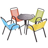 Algopix Similar Product 12 - Costzon Kids Table Set 5 Pieces Patio
