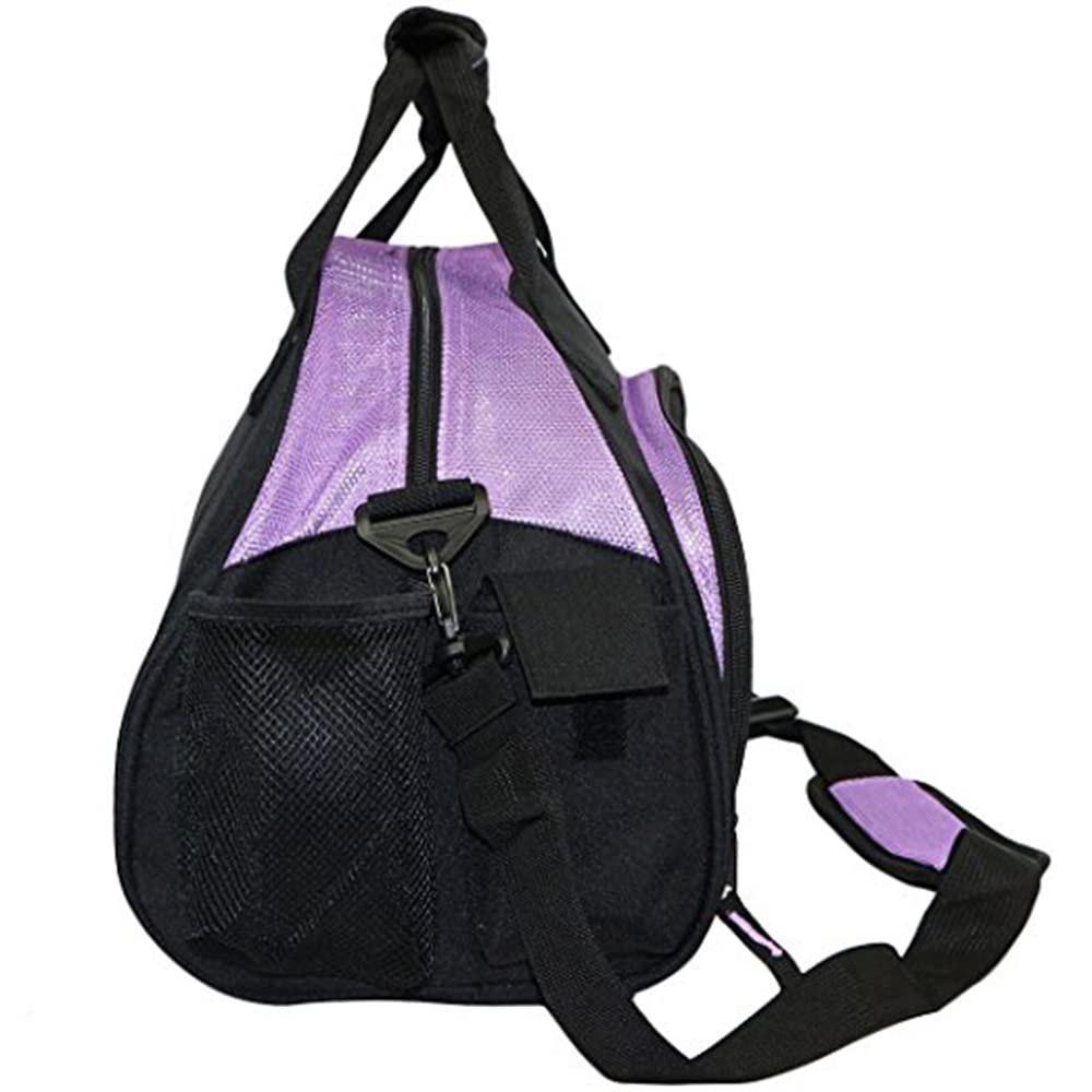 Tanztasche für Mädchen, Sport, Turnbeutel für Damen, Yoga-Tasche, Übernachtungstaschen für Mädchen, Wochenendtaschen, violett, Medium