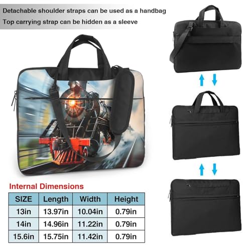 Maletín para portátil vintage impermeable 14 pulgadas miniatura 4