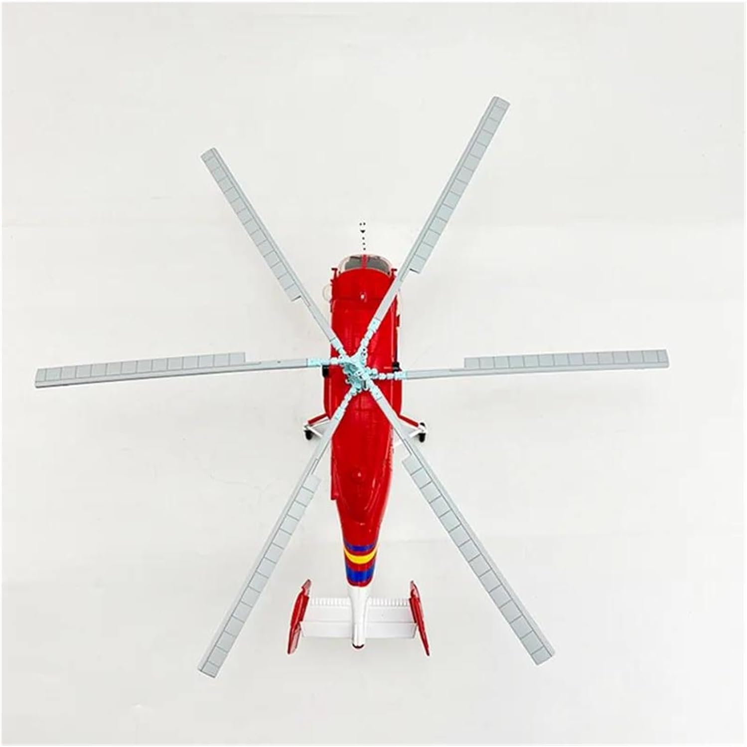1/48 for Rescue Police for KA-32 KA32 Helicopter Millitary Model Red Aircraft Toys Rare Decor Scale Metal Airplane