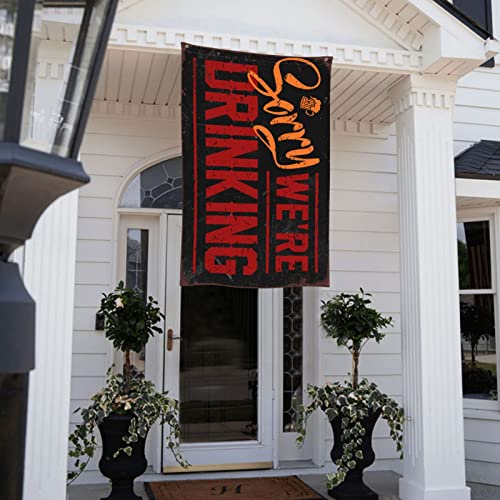 Drapeau Man Cave Bar grand format 152x244 cm pour décoration murale insolite