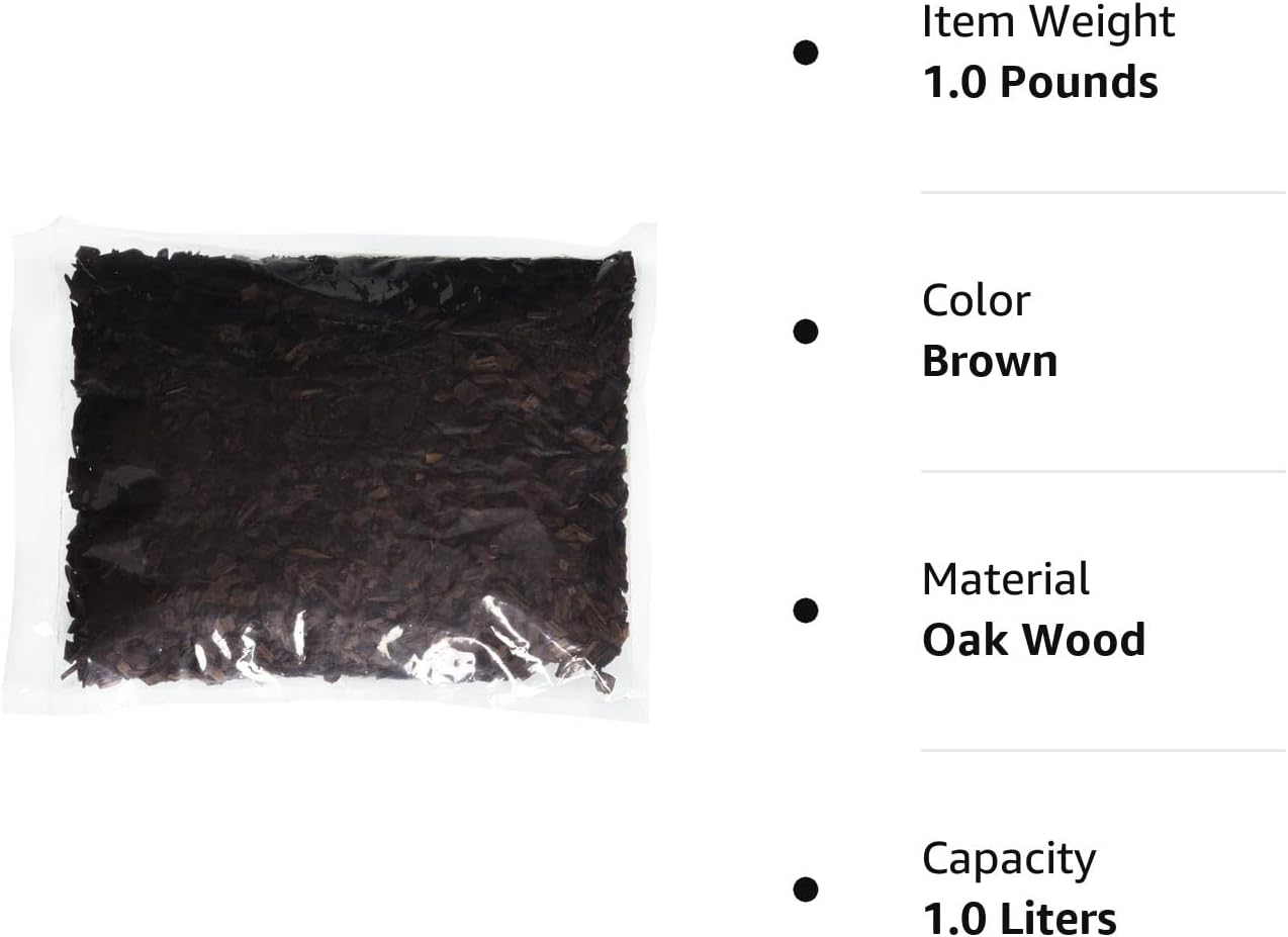Oak Chips-Dark Toast American 1 lb.
