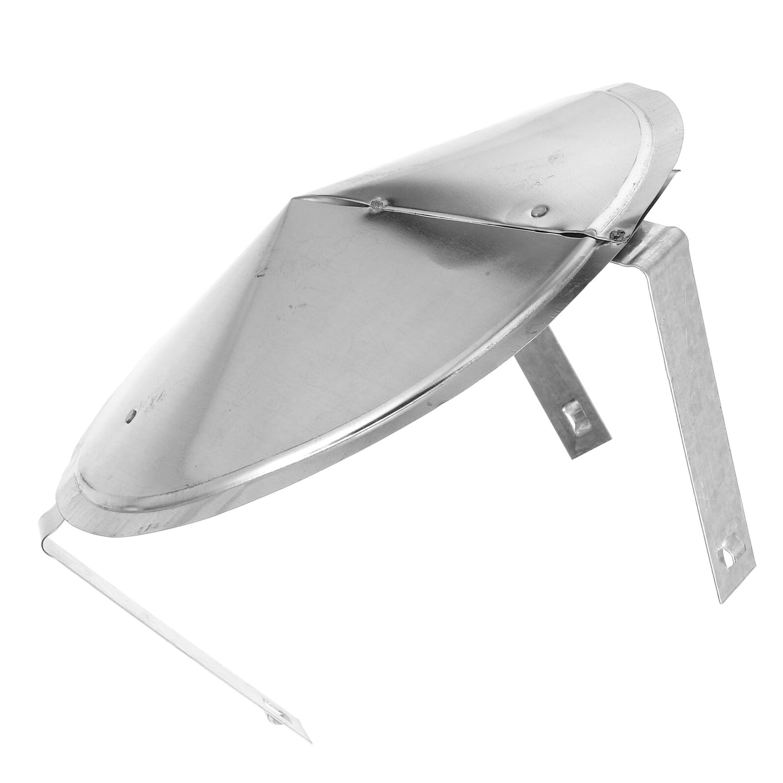 KGLHJDY Stainless Steel Chimney Rain Cap Vent Cover, Breathable Roof Vent Rain Protector, Weatherproof Flue Funnel Protector for Outdoor Stove and Fireplace