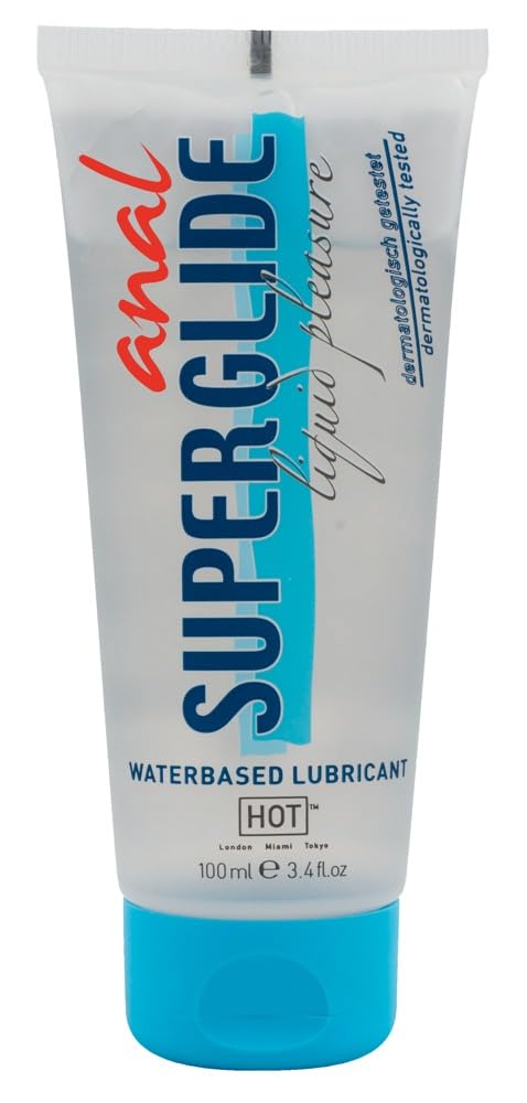 Anal Superglide Liquid Pleasure Waterbased Lubricant 100 ml