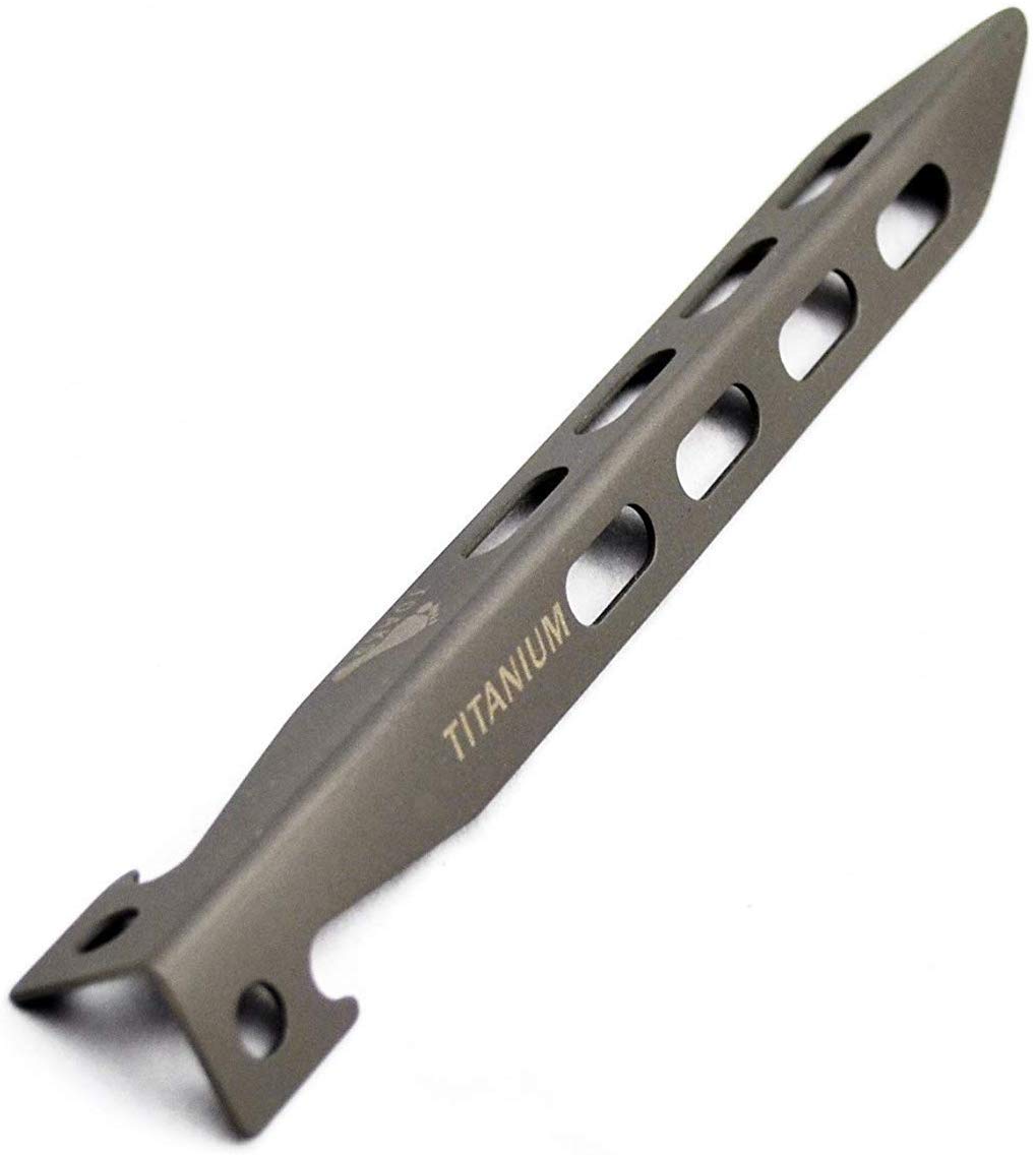 TOAKS Titan Moderne Zeltheringe [6], 11,3-14,2 g, V-förmig, für Camping