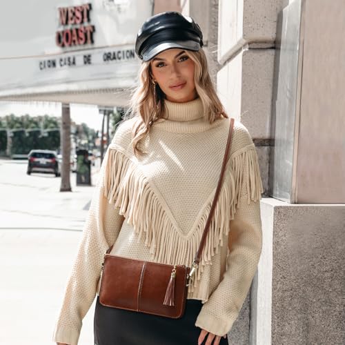 Kattee Leather Crossbody Bags for Women Trendy, Small Shoulder Purses and Handbags with Adjustable Strap3