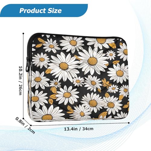 Funda Negra Daisy para Portátiles de 13-14 Pulgadas miniatura 3