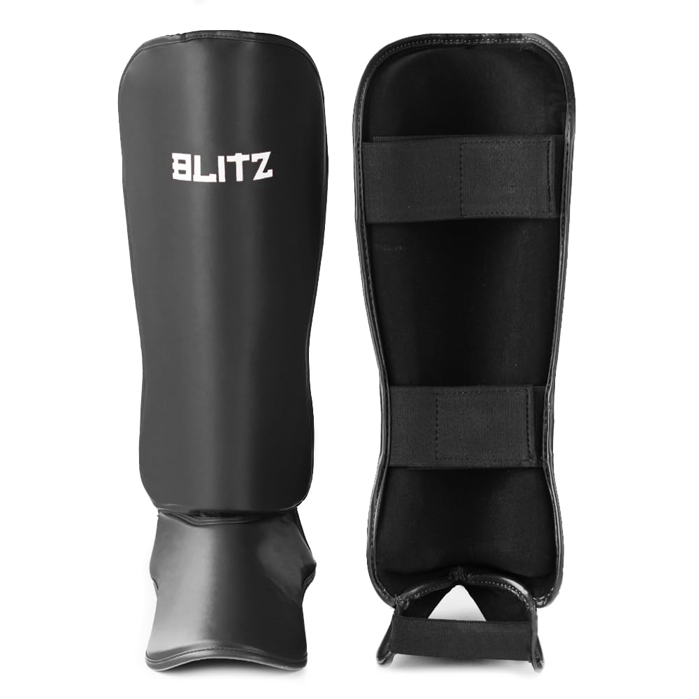 Blitz Nitro Shin Guards - Black - Small/Medium